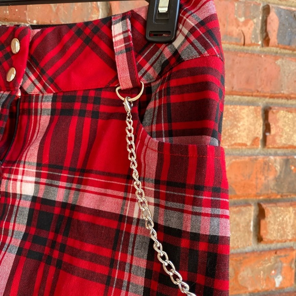 Vintage plaid mini skirt size 7 - Picture 3 of 7